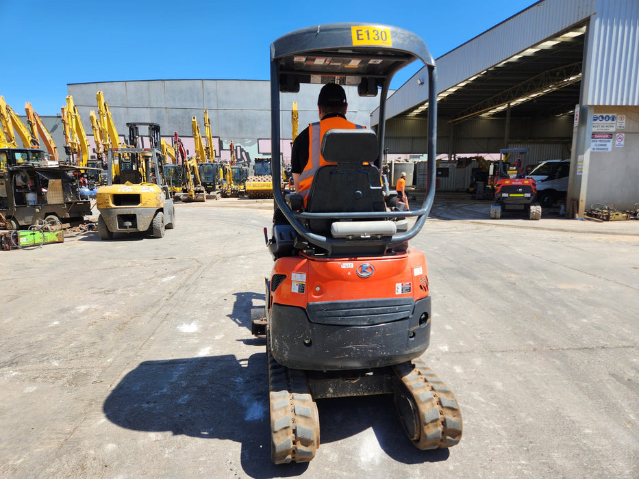 2020 KUBOTA U17-3 1.7T EXCAVATOR (E130) WITH HITCH, BUCKETS AND 1278 HOURS