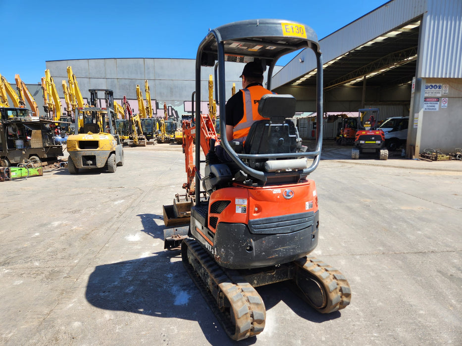 2020 KUBOTA U17-3 1.7T EXCAVATOR (E130) WITH HITCH, BUCKETS AND 1278 HOURS