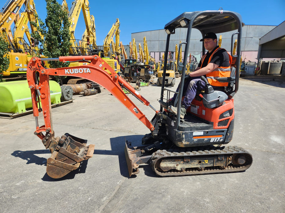 2020 KUBOTA U17-3 1.7T EXCAVATOR (E131) WITH HITCH, BUCKETS AND 1428 HOURS