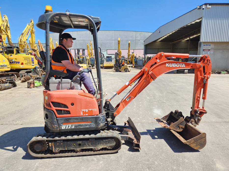 2020 KUBOTA U17-3 1.7T EXCAVATOR (E131) WITH HITCH, BUCKETS AND 1428 HOURS