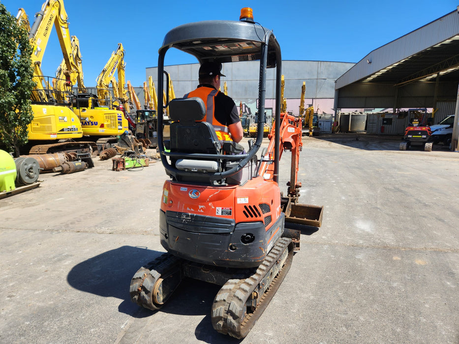 2020 KUBOTA U17-3 1.7T EXCAVATOR (E131) WITH HITCH, BUCKETS AND 1428 HOURS