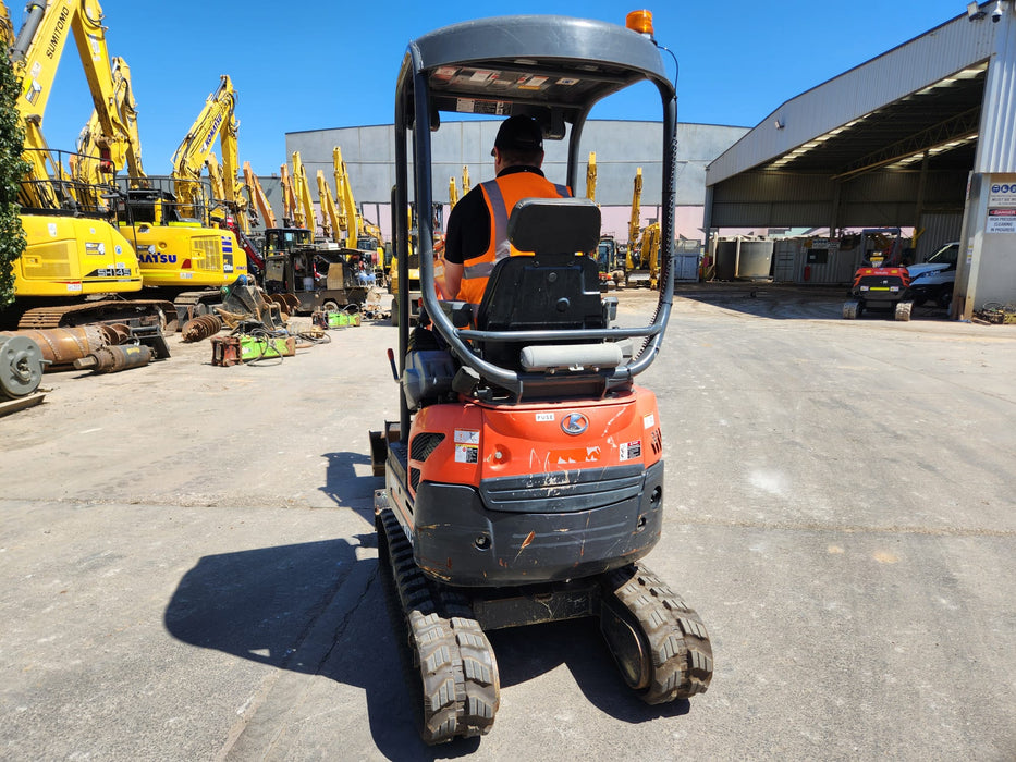 2020 KUBOTA U17-3 1.7T EXCAVATOR (E131) WITH HITCH, BUCKETS AND 1428 HOURS