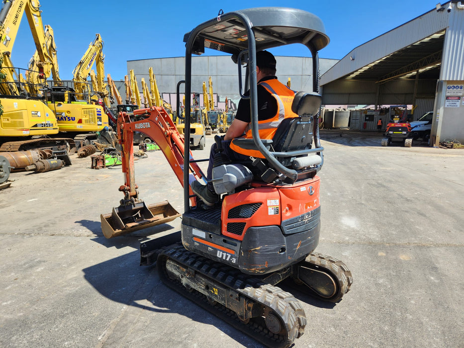 2020 KUBOTA U17-3 1.7T EXCAVATOR (E131) WITH HITCH, BUCKETS AND 1428 HOURS