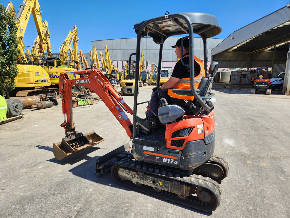 2020 KUBOTA U17-3 1.7T EXCAVATOR (E131) WITH HITCH, BUCKETS AND 1428 HOURS