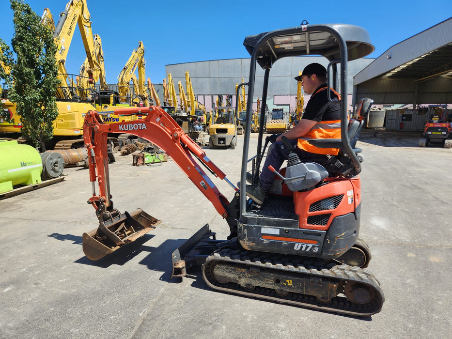 2020 KUBOTA U17-3 1.7T EXCAVATOR (E131) WITH HITCH, BUCKETS AND 1428 HOURS