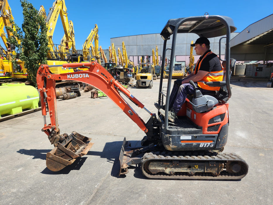 2020 KUBOTA U17-3 1.7T EXCAVATOR (E131) WITH HITCH, BUCKETS AND 1428 HOURS