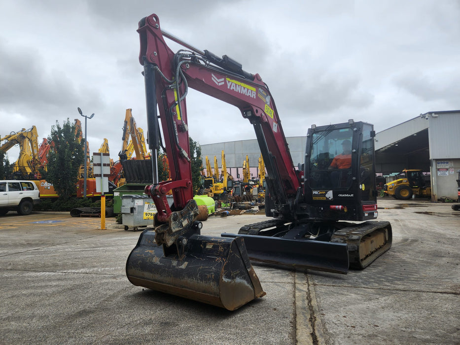 2022 YANMAR VIO80 8T EXCAVAOR (EX146) WITH SET BUCKETS AND 2880 HOURS