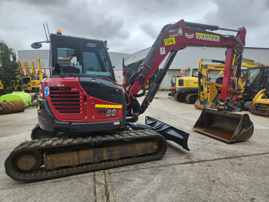 2022 YANMAR VIO80 8T EXCAVAOR (EX146) WITH SET BUCKETS AND 2880 HOURS