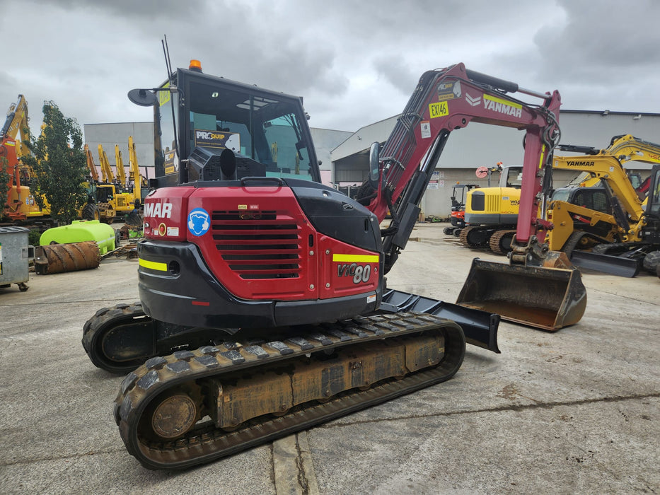 2022 YANMAR VIO80 8T EXCAVAOR (EX146) WITH SET BUCKETS AND 2880 HOURS