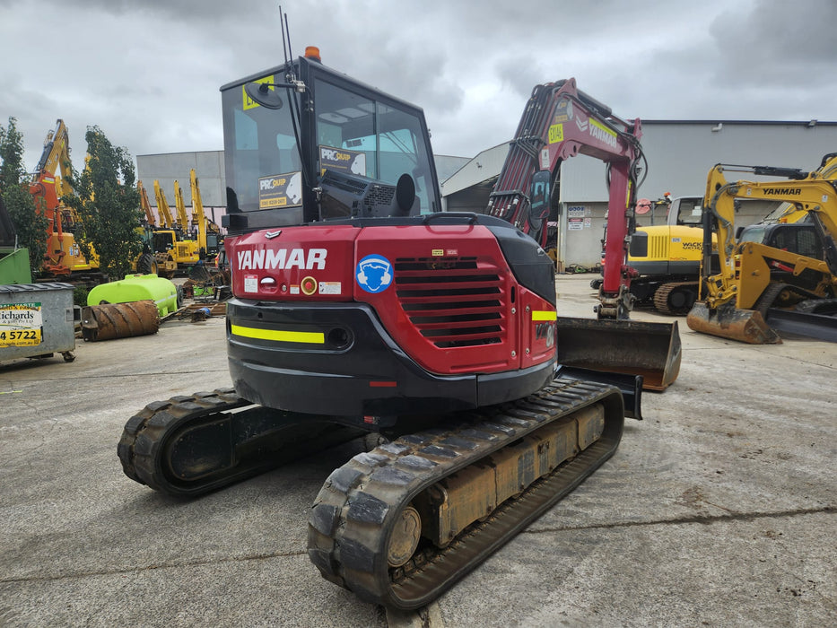 2022 YANMAR VIO80 8T EXCAVAOR (EX146) WITH SET BUCKETS AND 2880 HOURS