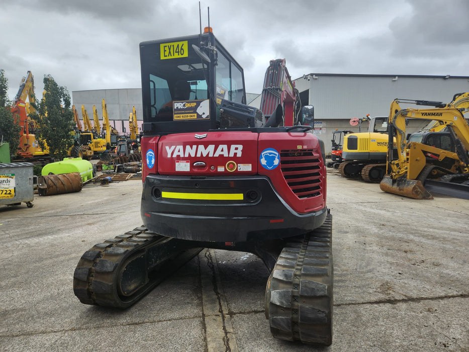 2022 YANMAR VIO80 8T EXCAVAOR (EX146) WITH SET BUCKETS AND 2880 HOURS