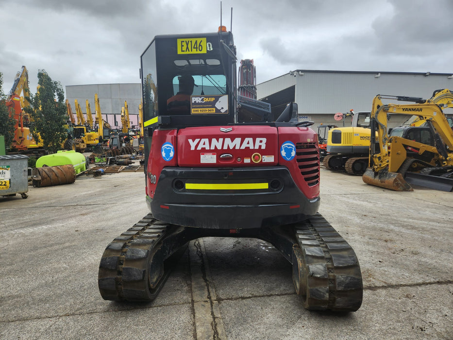 2022 YANMAR VIO80 8T EXCAVAOR (EX146) WITH SET BUCKETS AND 2880 HOURS