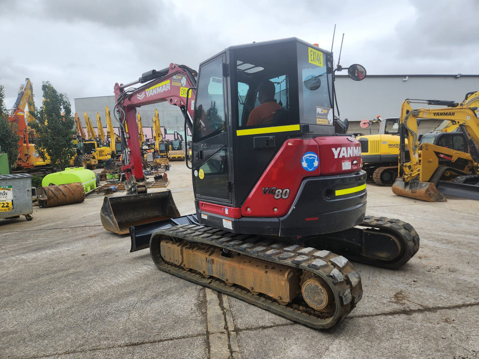 2022 YANMAR VIO80 8T EXCAVAOR (EX146) WITH SET BUCKETS AND 2880 HOURS