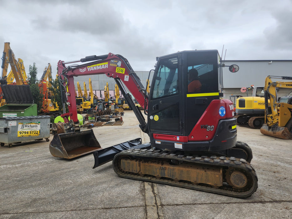 2022 YANMAR VIO80 8T EXCAVAOR (EX146) WITH SET BUCKETS AND 2880 HOURS