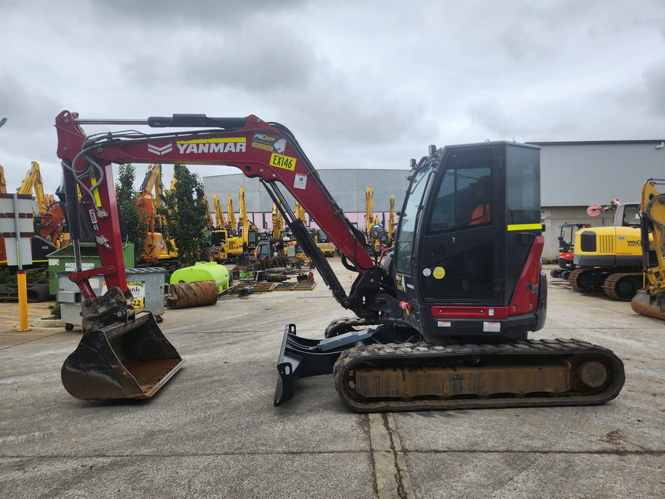 2022 YANMAR VIO80 8T EXCAVAOR (EX146) WITH SET BUCKETS AND 2880 HOURS