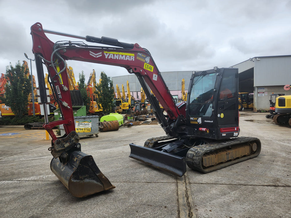 2022 YANMAR VIO80 8T EXCAVAOR (EX146) WITH SET BUCKETS AND 2880 HOURS