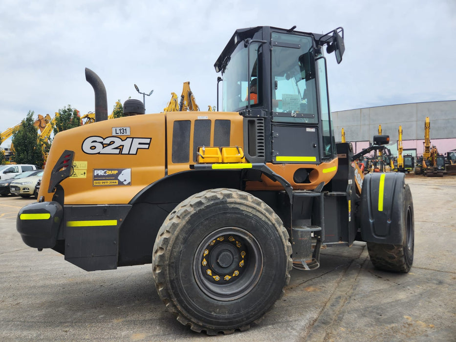 2020 CASE 621F 12T ARTIC WHEEL LOADER (L131) WITH HITCH, FORKS AND 2810 HOURS