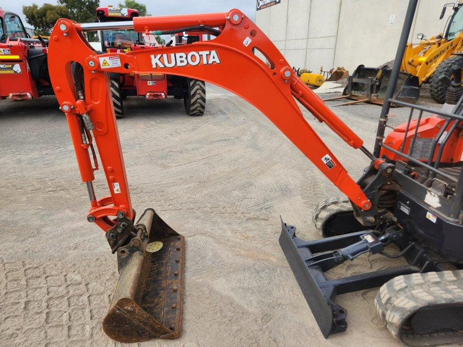 2020 KUBOTA U17-3 1.7T EXCAVATOR (E131) WITH HITCH, BUCKETS AND 1428 HOURS