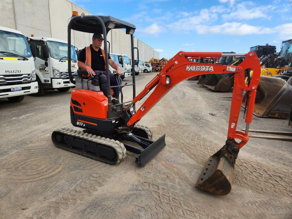 2020 KUBOTA U17-3 1.7T EXCAVATOR (E131) WITH HITCH, BUCKETS AND 1428 HOURS