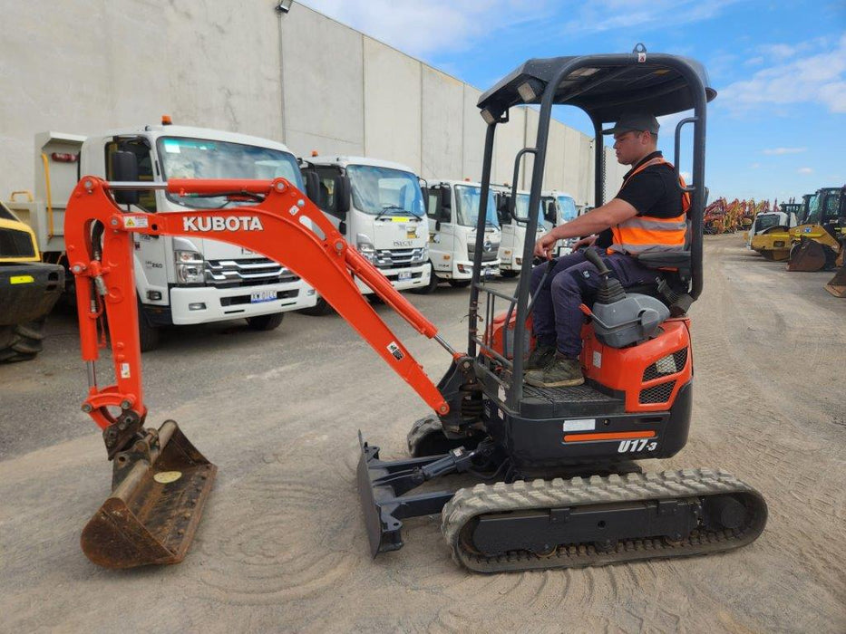 2020 KUBOTA U17-3 1.7T EXCAVATOR (E131) WITH HITCH, BUCKETS AND 1428 HOURS