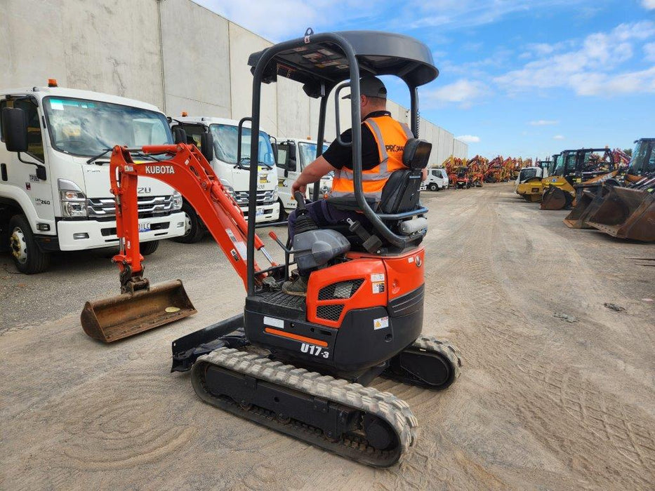 2020 KUBOTA U17-3 1.7T EXCAVATOR (E131) WITH HITCH, BUCKETS AND 1428 HOURS