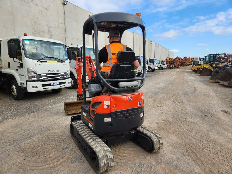 2020 KUBOTA U17-3 1.7T EXCAVATOR (E131) WITH HITCH, BUCKETS AND 1428 HOURS