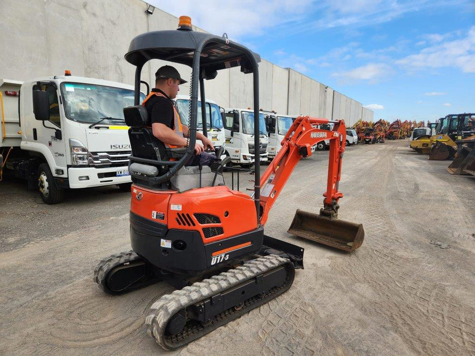 2020 KUBOTA U17-3 1.7T EXCAVATOR (E131) WITH HITCH, BUCKETS AND 1428 HOURS