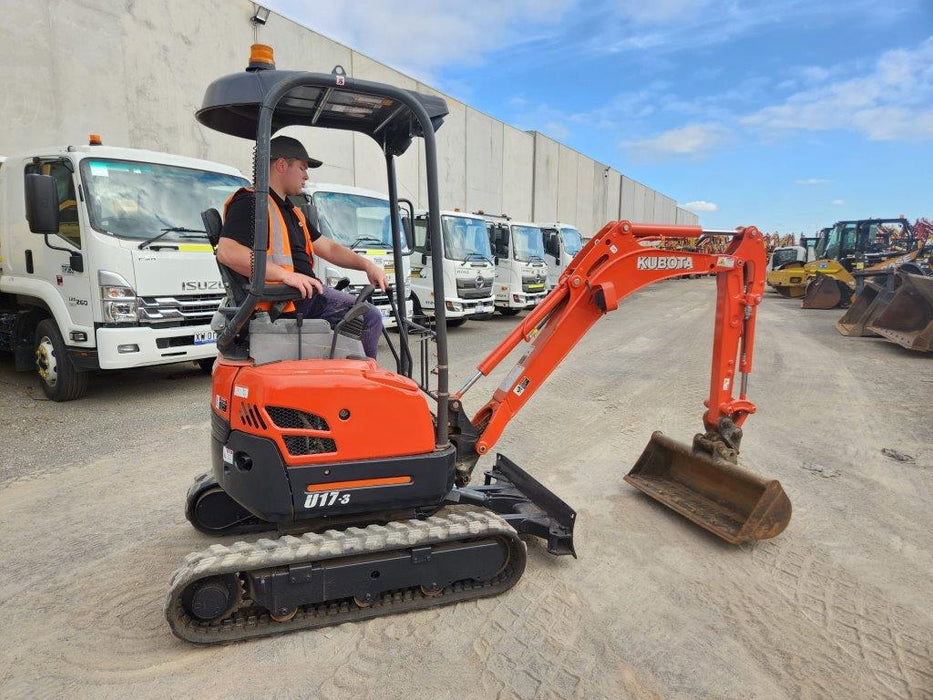 2020 KUBOTA U17-3 1.7T EXCAVATOR (E131) WITH HITCH, BUCKETS AND 1428 HOURS