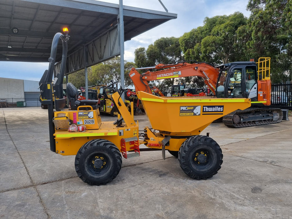 THWAITES 3T 2021 ARTIC SWIVEL SITE DUMPER (DU219) WITH 740 HOURS