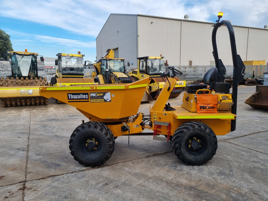 THWAITES 3T 2021 ARTIC SWIVEL SITE DUMPER (DU219) WITH 740 HOURS