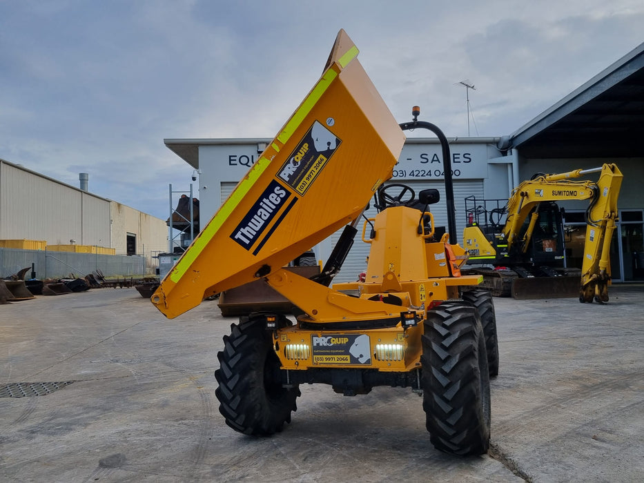 THWAITES 3T 2021 ARTIC SWIVEL SITE DUMPER (DU219) WITH 740 HOURS