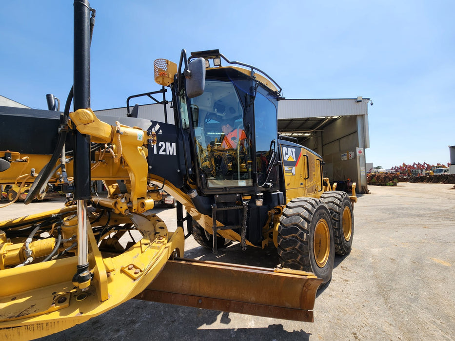 CAT 12M GRADER WITH REAR MS RIPPERS (G112), GPS WIRED AND 11500 HOURS. VGC