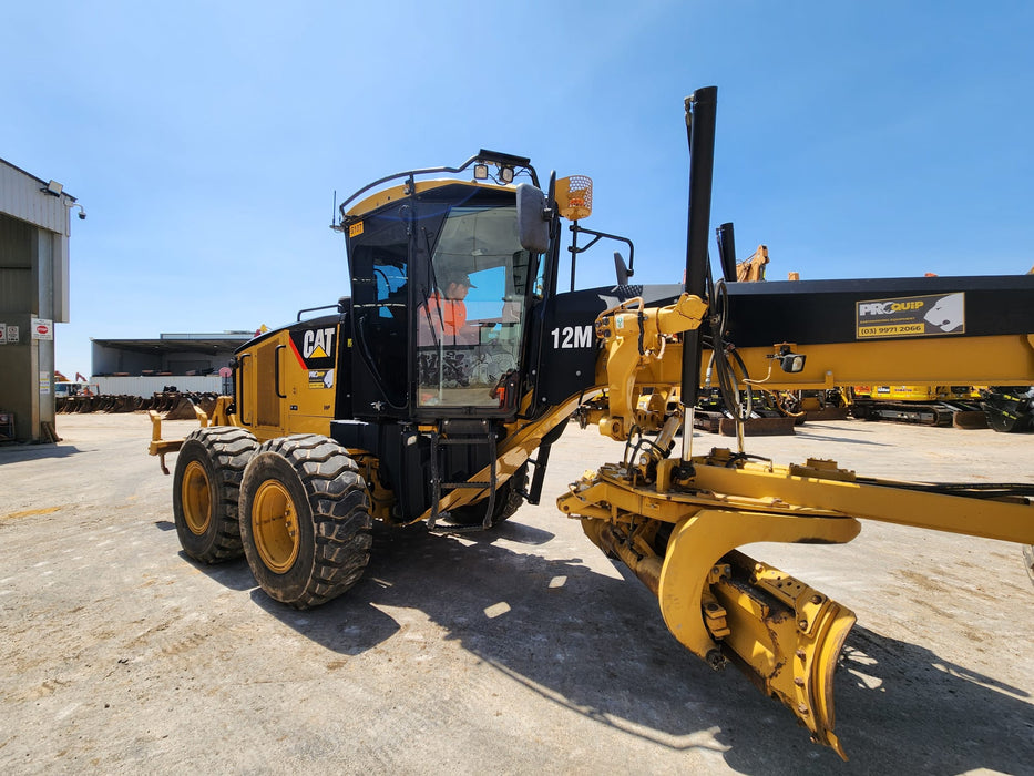 CAT 12M GRADER WITH REAR MS RIPPERS (G112), GPS WIRED AND 11500 HOURS. VGC