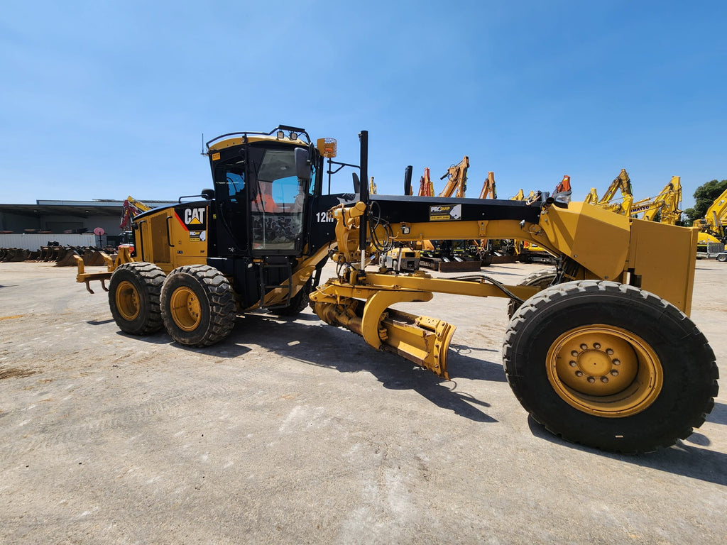 Caterpillar Cat 12M Grader With Rear Ms Rippers (G112), Gps Wired And 12600 Hours. Vgc