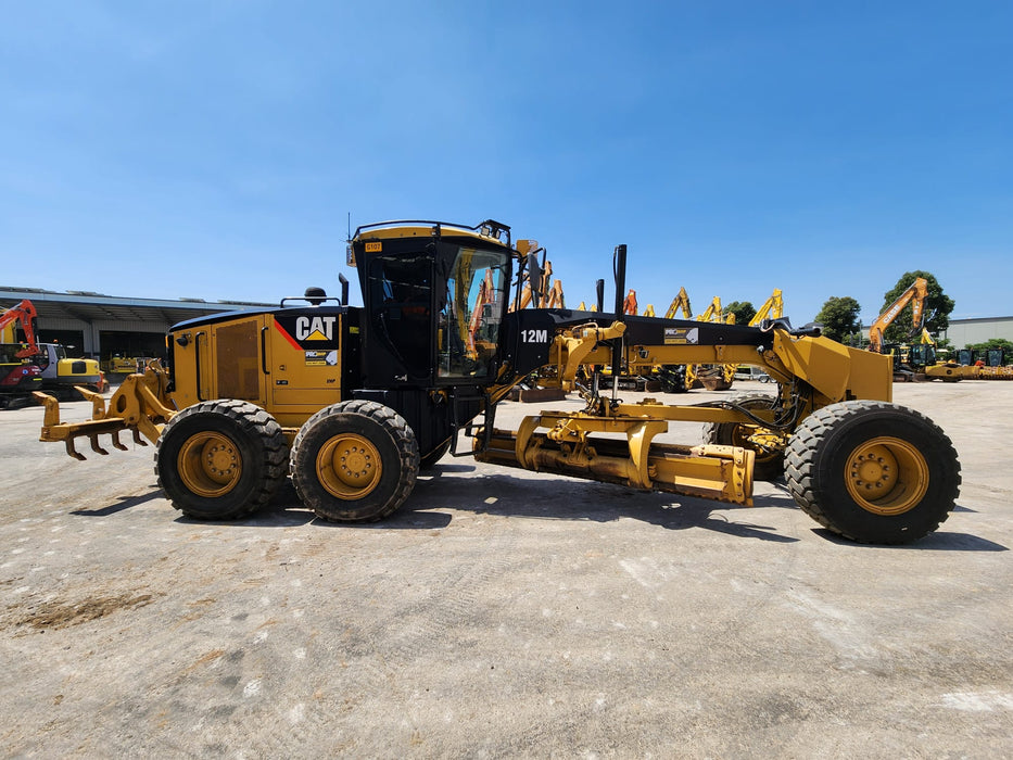 CAT 12M GRADER WITH REAR MS RIPPERS (G112), GPS WIRED AND 11500 HOURS. VGC