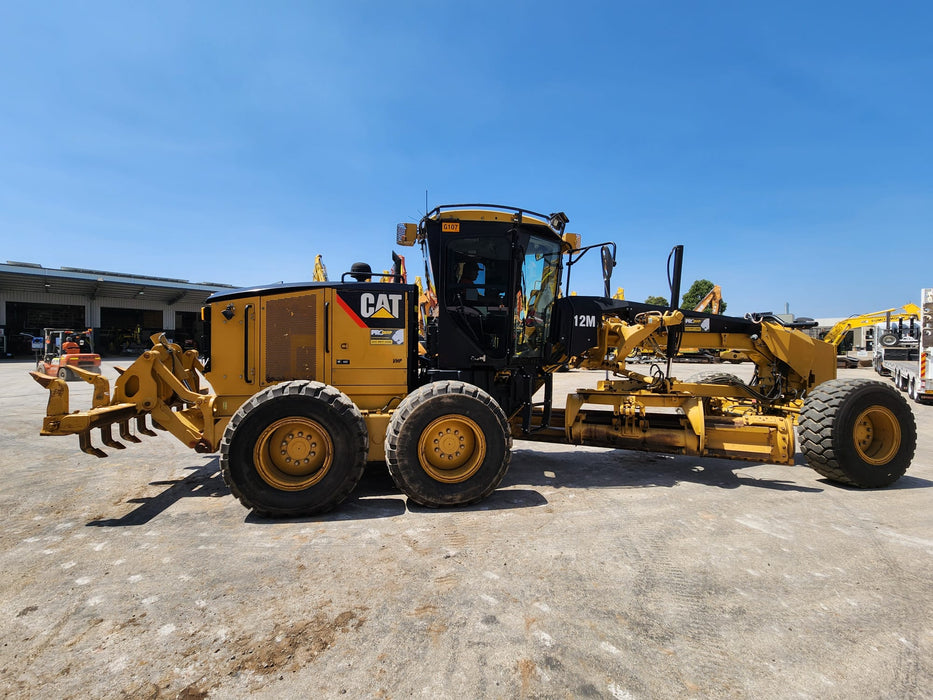 CAT 12M GRADER WITH REAR MS RIPPERS (G112), GPS WIRED AND 11500 HOURS. VGC