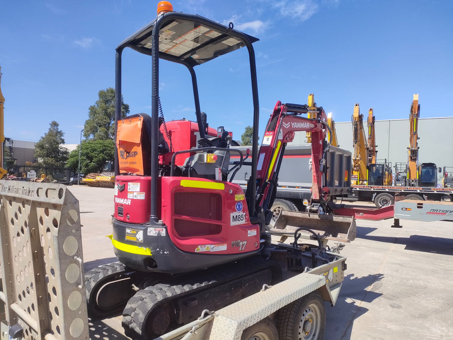 2022 YANMAR VIO17 1.7T EXCAVATOR (M851) WITH LOW 780 HOURS