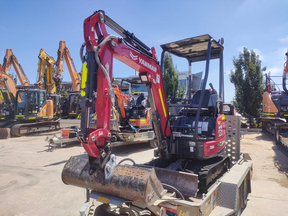 2022 YANMAR VIO17 1.7T EXCAVATOR (M851) WITH LOW 780 HOURS