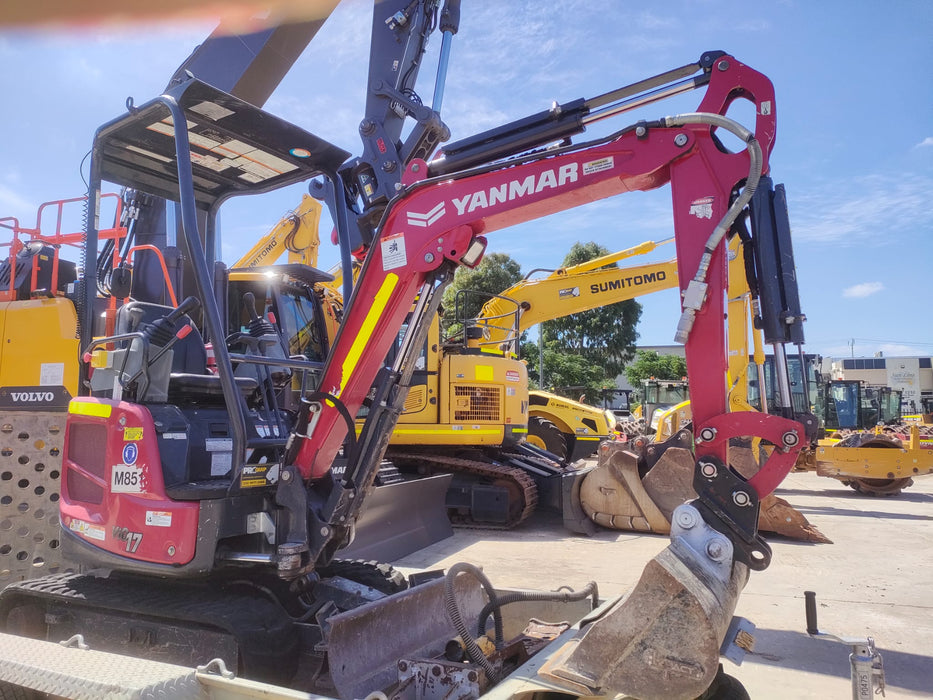 2022 YANMAR VIO17 1.7T EXCAVATOR (M851) WITH LOW 780 HOURS