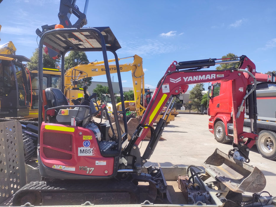 2022 YANMAR VIO17 1.7T EXCAVATOR (M851) WITH LOW 780 HOURS