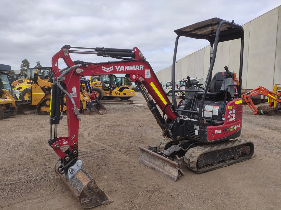 2022 YANMAR VIO17 1.7T EXCAVATOR (M851) WITH LOW 780 HOURS