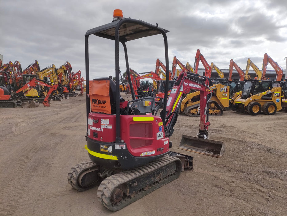 2022 YANMAR VIO17 1.7T EXCAVATOR (M851) WITH LOW 780 HOURS