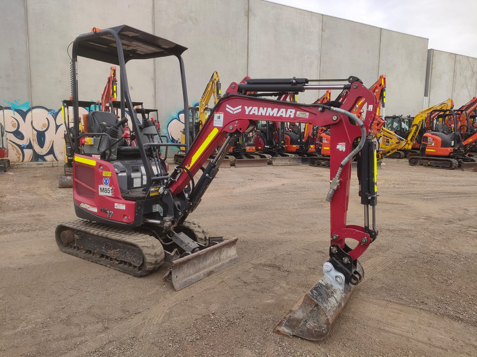 2022 YANMAR VIO17 1.7T EXCAVATOR (M851) WITH LOW 780 HOURS