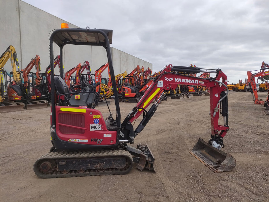 2022 YANMAR VIO17 1.7T EXCAVATOR (M851) WITH LOW 780 HOURS