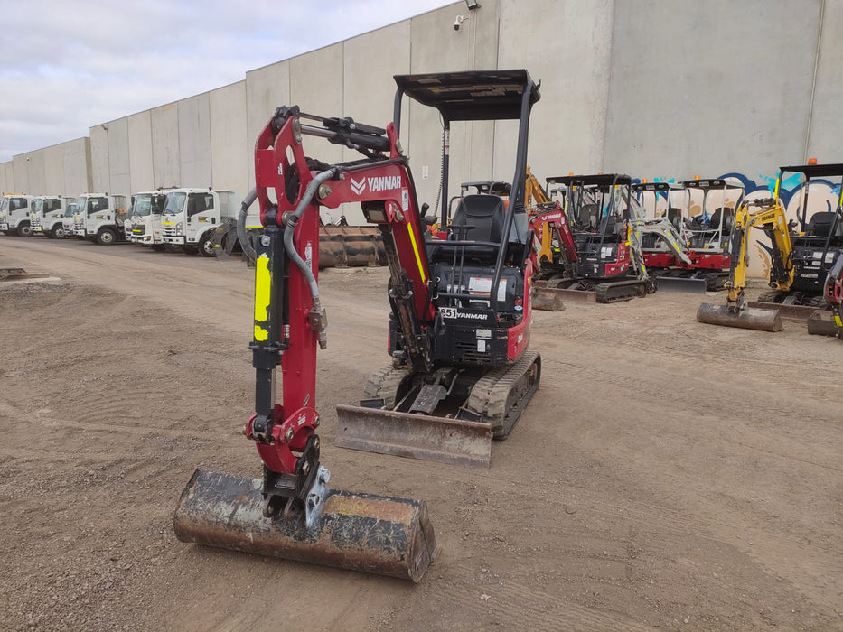 2022 YANMAR VIO17 1.7T EXCAVATOR (M851) WITH LOW 780 HOURS