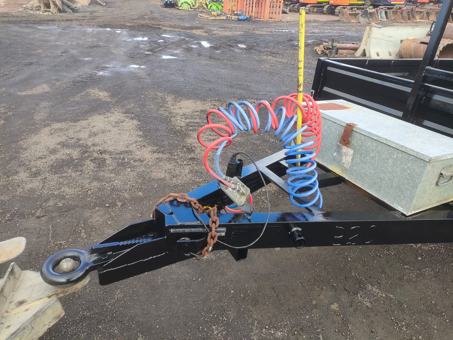 Full Width Rear Ramp USED 4.5T RATED STEEL PLANT TRAILER WITH FULL WIDTH REAR RAMP — Proquip