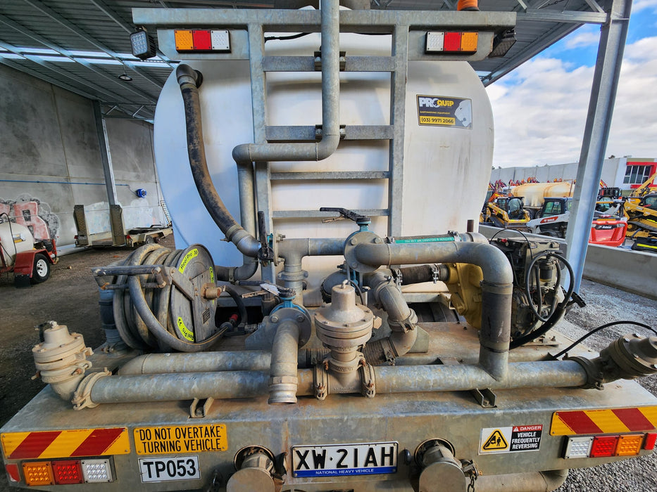 USED IVECO ACCO 6 X 4 WATER TRUCK WITH 15000 LITRE TANK, PUMPS AND SPRAYERS