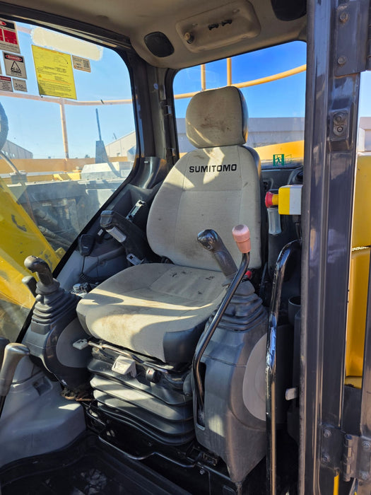 2018 SUMITOMO SH145X-6 EXCAVATOR WITH HITCH, BUCKETS AND 7200 HOURS