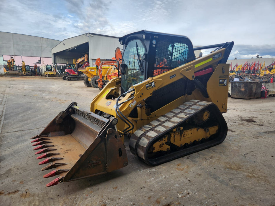 2021 CAT 289D3 TRACK LOADER (T442) WITH 4 IN 1 BUCKET AND 1760 HRS