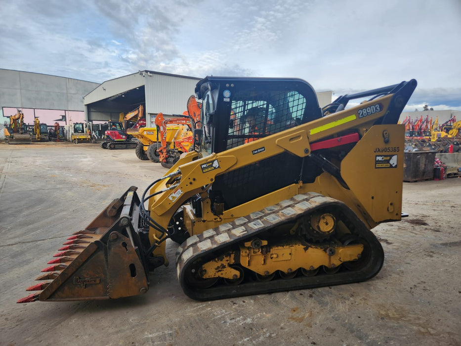 2021 CAT 289D3 TRACK LOADER (T442) WITH 4 IN 1 BUCKET AND 1760 HRS